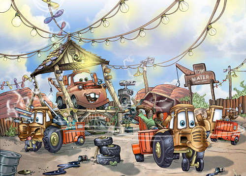 Mater's Junkyard Jamboree at Disney California Adventure